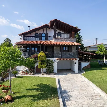 Palm Nest With Private Pool In Chalkidiki