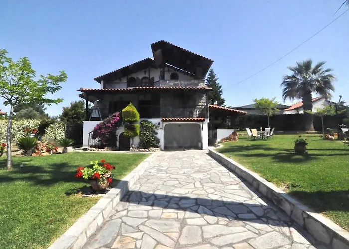 Сasa de vacaciones Palm Nest With Private Pool In Chalkidiki *