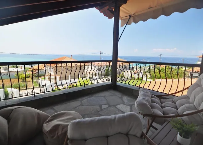 Palm Nest With Private Pool In Chalkidiki Prázdninový dům