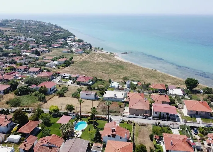 Palm Nest With Private Pool In Chalkidiki Prázdninový dům