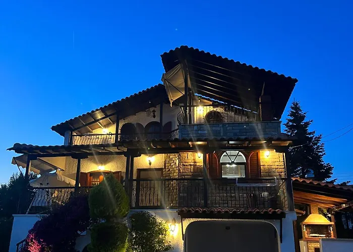 Prázdninový dům Palm Nest With Private Pool In Chalkidiki Vergia